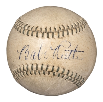 Babe Ruth Single Baseball (PSA/DNA)